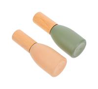 DINHEAROM 2 Pièces Bouteilles Parfum Roll Bois Lot Flacons Rechargeables Pour Huiles Essentielles Diffuseur Élégant Et Compact Pour Diy Cosmétiques