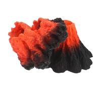 DINHEAROM 2 Pièces Décoration Compatible Pompe à Aquarium Volcan en Résine pour Augmenter Circulation D', Design Réaliste de Montagne pour Aquarium Eau Douce