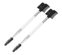 DINHEAROM 2 pièces Peigne de Toilettage Double Face pour Chiens et Chats Brosse à Poils Souples Nettoyage Doux des Yeux et Poils Morts Outil et Polyvalent pour Animaux de Compagnie