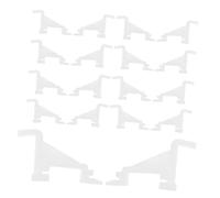 DINHEAROM 20pièces Lot De Clips Plastique Pour Étagère Réfrigérateur Supports Et Résistants Pour Congélateur Accessoires Quincaillerie Pour Organisation Du Frigo