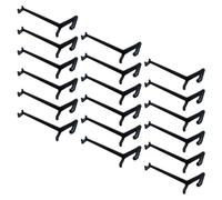 DINHEAROM 25 Pièces Pince de Pliage de Brindilles en PE pour Arbres Fruitiers, Outil de Modélisation des Branches, Support Noir pour Jardin Extérieur, Contrôle et Croissance des Plantes