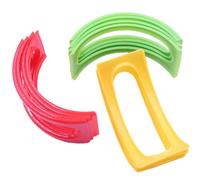 DINHEAROM 2ensemble Set de Supports à Tacos Incurvés Plastique Empilables pour Restaurant et Snack Rack Facile à Remplir Support Tacos pour Famille et Fête Couleur Couleur Aléatoire