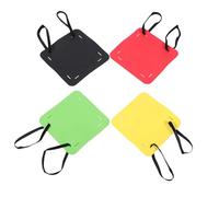 DINHEAROM 4 Pièces Kit D'entraînement Football Cible de Tir Ajustable en TPE, Système de Fixation Rapide, Outil Polyvalent pour Amélioration de Précision en Sport Extérieur