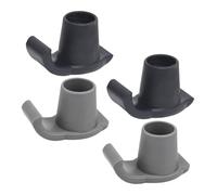 DINHEAROM 4pièces Accessoires De Déambulateur Antidérapants Skis De Remplacement Pour Déambulateurs Embouts De Glissement Stables Pour Seniors Compatibles Avec Divers Outils De Mobilité