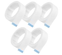 DINHEAROM 5 rouleaux Ruban à Cils pour Extensions de Tissu Non Tissé pour Techniques de de Cils Doux et Confortable pour Peau Utilisation Professionnelle