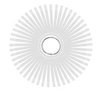 DINHEAROM 50pièces Nuancier Ongles Transparent Anneaux Métalliques Pour Présentation Vernis Et Entraînement Nail Art Professionnel à Domicile