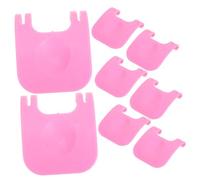 DINHEAROM 8Pièces Clips de Cage à Lapin Fixation Sécurisée pour Cages de Rongeurs Installation sans Perçage Accessoires Durables pour Hamsters et Petits Animaux