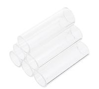 DINHEAROM Abri Transparent en Acrylique pour Crevettes 6 Tubes et 6 Trous, pour Élevage Aquarium, Décoration Fonctionnelle pour Aquarium à Crevettes