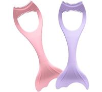 DINHEAROM Accessoires de Maquillage 2pcs en Silicone pour Dessiner Eyeliner, Outil Aide à Eye-liner Adapté la Forme de L'œil, pour Femmes et Professionnels