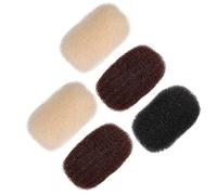 DINHEAROM Accessoires pour Cheveux Lot de 5 Pinces à Cheveux Coussinet de Volume pour Chignon Désordonné Confortables pour Femmes 3.5X2X1.2 Pouces Couleur Aléatoire