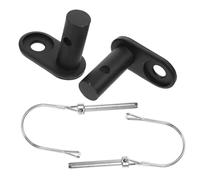 DINHEAROM Adaptateur De Vélo Attelage Remorque En Acier 2 Pièces Fixation Robuste Pour Poussette Et Vélo Accessoire Pour Transport Garçon Et Filles Animaux En Plein Air
