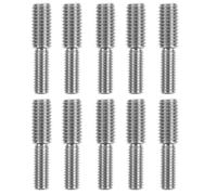 DINHEAROM Adaptateur Réducteur de Filetage Usage Polyvalent et Précision M8x20 à M10x20 en Acier Inoxydable Lot de 10 Pièces pour Vis de Meubles pour
