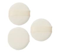 DINHEAROM Applicateurs de Poudre en Peluche Moelleuse Ruban, 3 Pièces, Taille 65x10mm, pour Maquillage Visage et Corps des Tout-petits