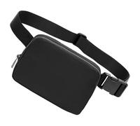 DINHEAROM Banane Étanche en Nylon Pour Homme et Femme Ceinture Sportive Multi-usage avec Fermeture Éclair Lisse Porte-clés et Téléphone Bandoulière Polyvalente pour Randonnée Course et