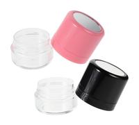 DINHEAROM Boîte à Poudre Rechargeable et Applicateur Éponge en Plastique avec Miroir 2pcs pour Shampoing Sec Voyage et Effet Volumisant Cheveux
