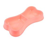 DINHEAROM Bol à Nourriture pour Animaux Résistant Écuelle Double pour Chats Et Chiens Design Antidérapant Facile à Nettoyer pour Nourrir Et Abreuver Vos Animaux