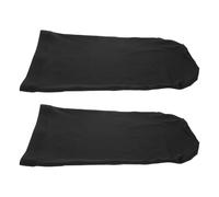 DINHEAROM Bonnet Noir en Spandex 2pcs pour Dreadlocks Longs, Bandeau Élastique Respirant, Usage Polyvalent pour Danse et Sport, Style Street Unisexe