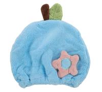 DINHEAROM Bonnet Sèche-Cheveux en Polaire Corail pour Garçon et Filles, Absorbant et Confortable, Style Cartoon Adorable, pour Séchage Rapide des Cheveux Après Lavage