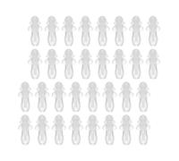 DINHEAROM Bouchons D'oreille en Silicone Réutilisables 30 Paires, Étanches et Antibruit, Protection Auditive pour Sports Nautiques et Études, Confort