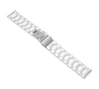 DINHEAROM Bracelet de Montre PC Transparent Compatible for Garmin 3/HR, Bracelet de Remplacement, Sans Traces de Doigts, pour Réunions et Rendez-vous, Femme Homme