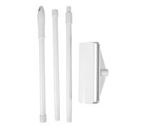 DINHEAROM Brosse Adhésive pour Poils d'animaux et Poussière Manche Allongé à Trois Sections en PP, Élimination Rapide des Poils pour Vêtements et Sol la Maison