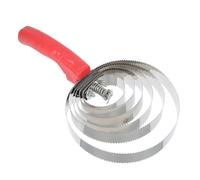DINHEAROM Brosse de Toilettage pour Bétail Acier Inoxydable Peigne Ergonomique à Six Couches Grattage et Massage pour Chevaux Bovins et Moutons Outil Antidérapant
