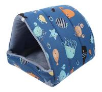 DINHEAROM Cachette pour Cobayes et Hamsters en Coton et Flanelle, Lit Chaud et Confortable pour Petits Animaux Cage, Améliore la Qualité du Sommeil