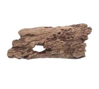 DINHEAROM Cachette pour lézards et Reptiles, abri pour Reptiles, Grotte Artificielle en Forme d'arbre, Plateforme d'escalade réaliste en écorce pour Dragon Barbu et Serpent, Marron foncé