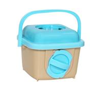 DINHEAROM Cage de Transport pour Petits Animaux Portable et Sécurisée Cage Hamster et Rongeurs avec Porte Rotative Adaptée Aux Hamsters Cochons et Furets Transport Couleur Aléatoire