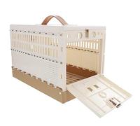 DINHEAROM Cage Pigeon Pliable Compacte Accessoire Animaux de Compagnie Cage Respirante pour Transport et Entraînement des Pigeons Conception de Verrou Scientifique Nettoyage Facile avec Bac