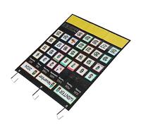 DINHEAROM Calendrier Hebdomadaire Suspendu pour Garçon Fille Organisateur Mural pour Classe Préscolaire Outil Pédagogique et Facile à Lire Modèle Cactus