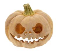 DINHEAROM Caverne à Cacher Résine Forme De Citrouille pour Reptiles Habitat Naturel pour Animaux De Compagnie Décor Terrarium Réaliste Et Amusant