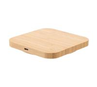 DINHEAROM Chargeur sans Fil Protection Surtension et Surintensité en Fibre de Bois 10w Charge Rapide pour Téléphone Portable à Domicile Extérieur