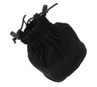 DINHEAROM Chaussette Sèche-cheveux Diffuseur en Toile Noire pour Coiffage, Housse Portable pour Cheveux Bouclés et Ondulés, pour Voyage et Coiffage sur Place