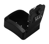 DINHEAROM Coffre-Fort à Clés Portable Code en Plastique Noir pour Gestion Immobilière et Entreprises, Coffre Mural Sécurisé pour Clés de Maison et Établissements de Soins