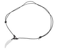 DINHEAROM Collier Ras-de-cou en Acrylique Pendentif Charme du Loup, Léger et Confortable, Style Unique pour Hommes et Femmes, Usage Quotidien Fêtes