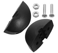 DINHEAROM Compresseur Petit Bouchon en Caoutchouc Noir, Position Réglable, Adapté pour Diamètre Extérieur 11,5-14 Mm, pour Dévidoir de Tuyau à Ressort et Systèmes Rétractables