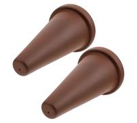 DINHEAROM Cône Aquarium en Argile Violette, Lot de 2 Pièces, Design Microporeux pour Habitat de Reproduction des Poissons Discus et Poissons-, Facile à Nettoyer