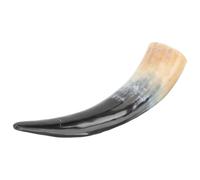 DINHEAROM Corne à Boire Vin Décorative Corne Naturelle Tasse Bière Artisanale Légère et Facile à Utiliser Accessoire Vintage pour Amateurs de Vin et Bière Viking