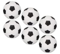 DINHEAROM Décorations D'aquarium Résistantes à l'usure en Abs, 6pcs de Football D'aquarium Délicat Coupe du Monde pour Décoration Aquarium et Support Perroquet Intérieur