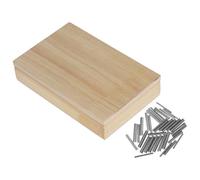 DINHEAROM Dispositif de Rééducation des Doigts en Bois et Fer pour Exercice de Force et Motricité des Doigts, Adapté à L'entraînement à Domicile Milieu Hospitalier