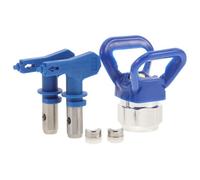 DINHEAROM Embouts de Pulvérisation Réversibles Airless 3 Pièces Protection et Siège de Buse, Kit Accessoires pour Pistolets à Peinture sans Air, Compatibles Peinture Latex et Mastic, pour