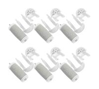 DINHEAROM Ensemble 6 Têtes Rechange Râpe Électrique Gris pour Appareil Pédicure Professionnel Ponceuse Pieds Exfoliant Soin Régulier