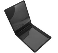 DINHEAROM Étui de Protection Noir pour Certificat d'Invalidité Organiseur Résistant à L'Usure pour Cartes d'Identité et Bancaires Pochette Légère Anti-Rayures pour Personnes Handicapées