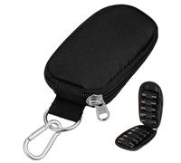 DINHEAROM Étui Rigide Rangement Huiles Essentielles avec Poignée Antichoc Protection La Poussière Coffret Portable pour Bouteilles Sac Noir pour Voyage Et Maison