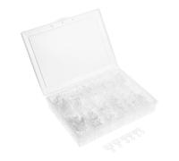 DINHEAROM Faux Ongles French Courts Transparents 600 Pièces Autocollants à Couverture Intégrale pour Nail Art Salon Manucure Décorations Ongles Femmes