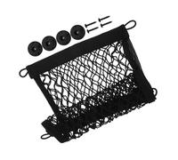 DINHEAROM Filet de Rangement Siège Auto Extensible Double Couche 35x25 Cm, Filet de Chargement Élastique pour Coffre Voiture, Organisateur Pratique pour Espace Intérieur, Utilisation