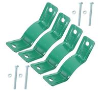 DINHEAROM Fixateur en Fer Vert pour Arbre Surface de Friction Augmentée, Support Facile à Décharger, Apparence Créative pour Arbres et Troncs Inclinés