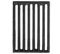 DINHEAROM Grille de Poêle en Fer Argenté pour Combustion Chute des Cendres, Structure en Grille Résistante Haute Température pour Bois, Charbon et Bûches