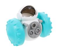 DINHEAROM Jouet Distributeur De Nourriture pour Chien Interactif Jouet Éveil Et Mâchage pour Chiots Stimule Attention Santé Dentaire Adapté Aux Chiens De Moyenne Couleur Bleu